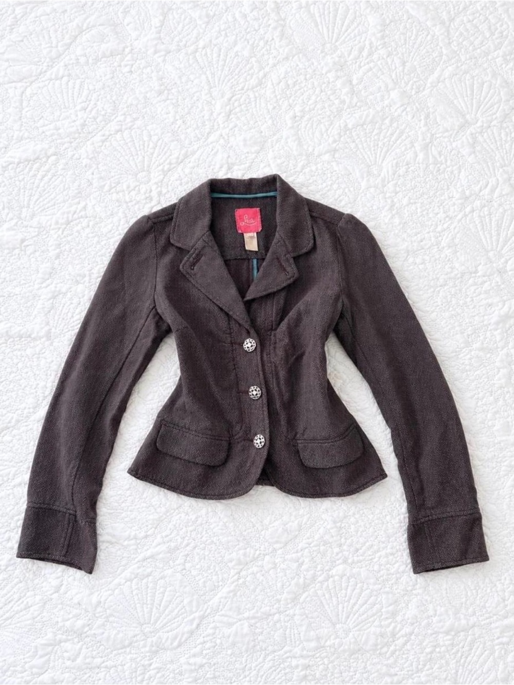 Lux Dark Brown Tailored Women's Blazer Jacket